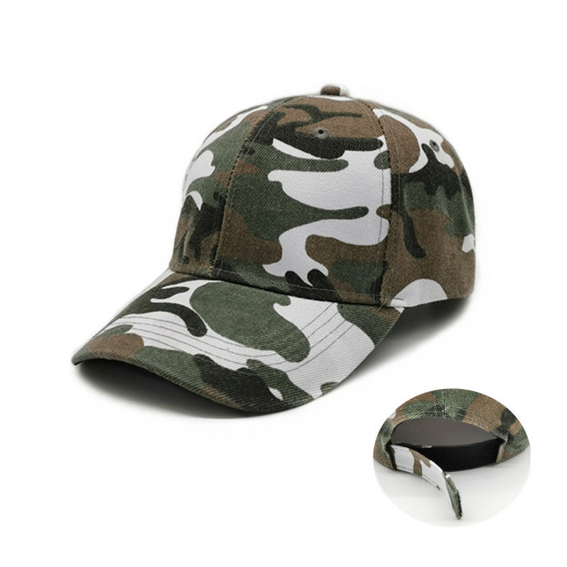 Wholesale  camouflage baseball cap solid color cap