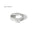 Wholesale stainless steel triangle zircon light luxury full diamond ring