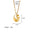 Wholesale Stainless Steel Light Luxury  Rose Necklace