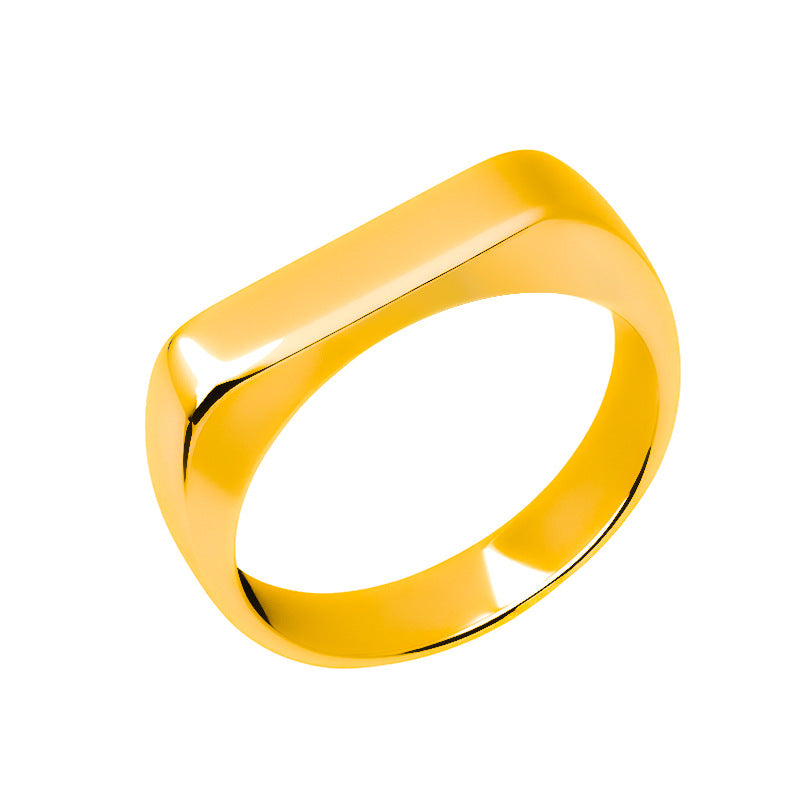 Wholesale  5MM smooth titanium steel casting ring