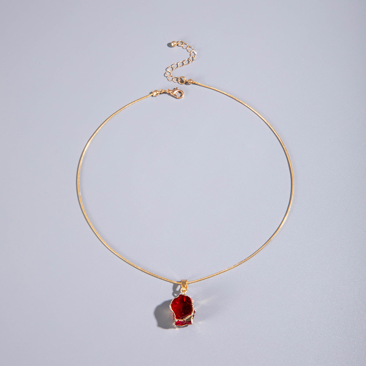Wholesale Versatile Colorful Crystal Stone Pendant Necklace