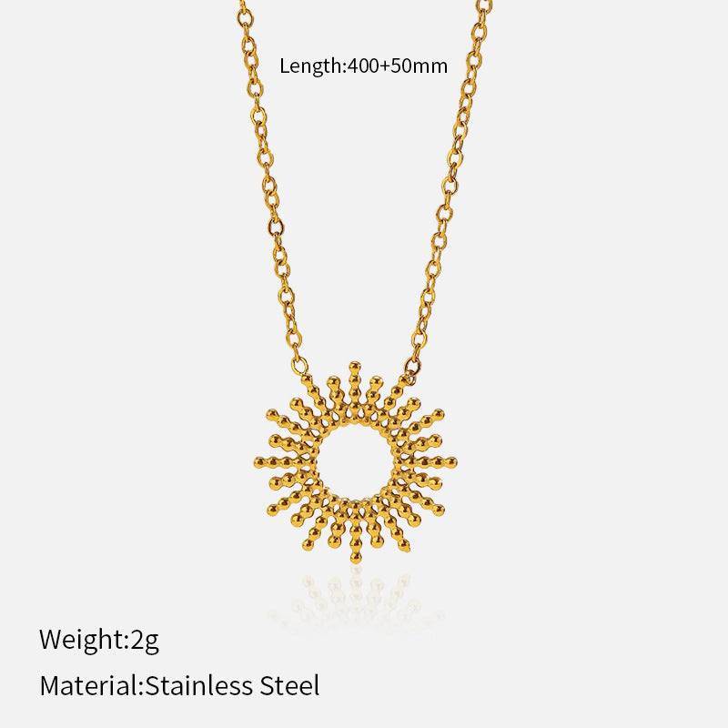 Wholesale Sunflower Series Niche  Necklace