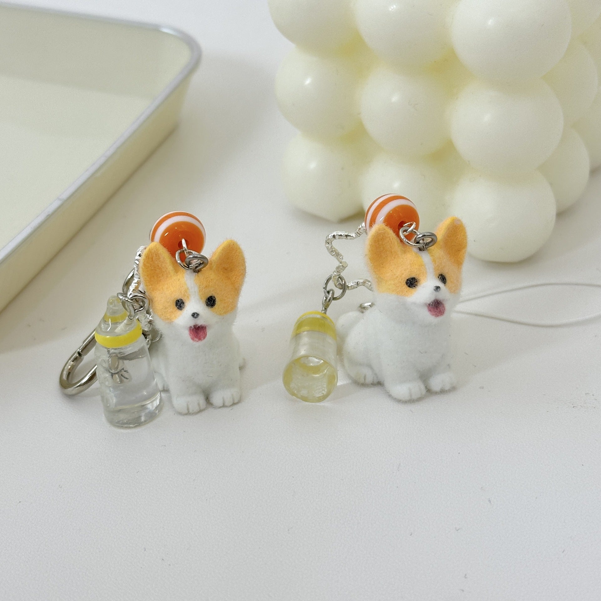 Wholesale Flocking Koala  Pendant Keychain