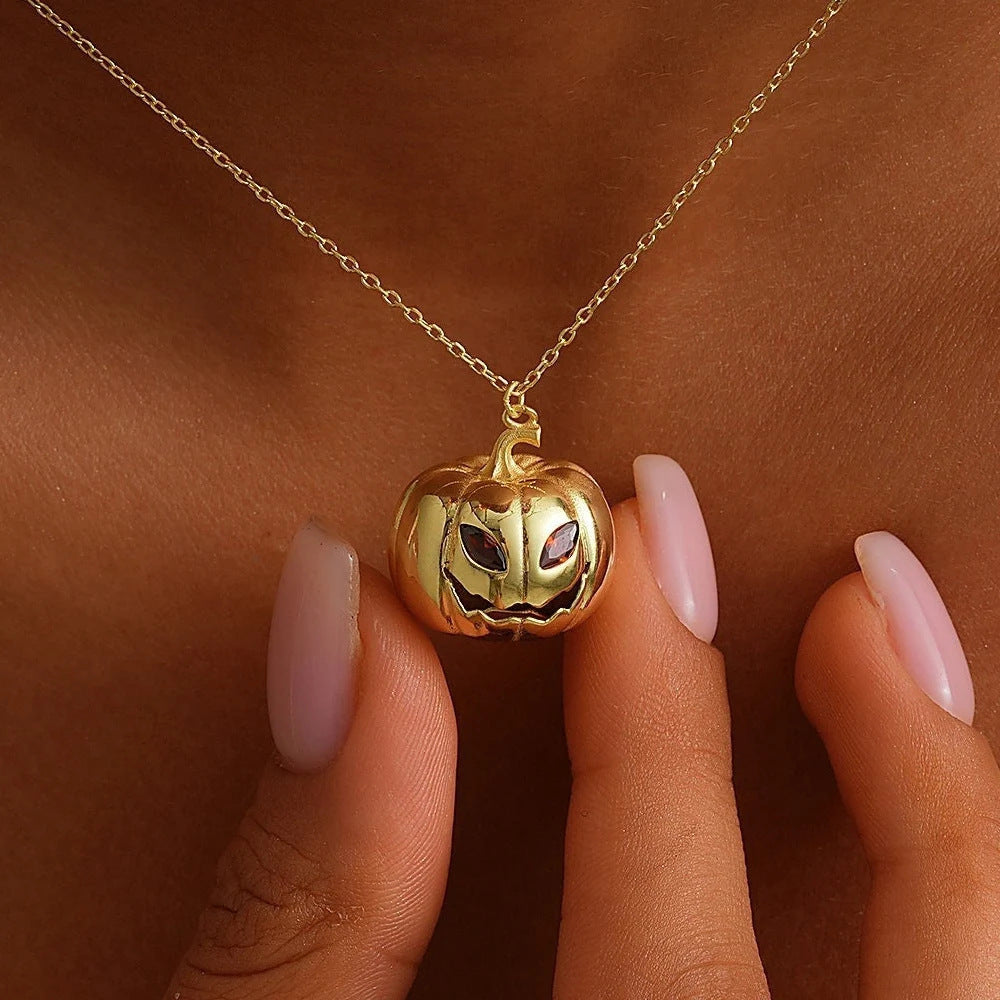 Wholesale  Pumpkin Halloween Necklace