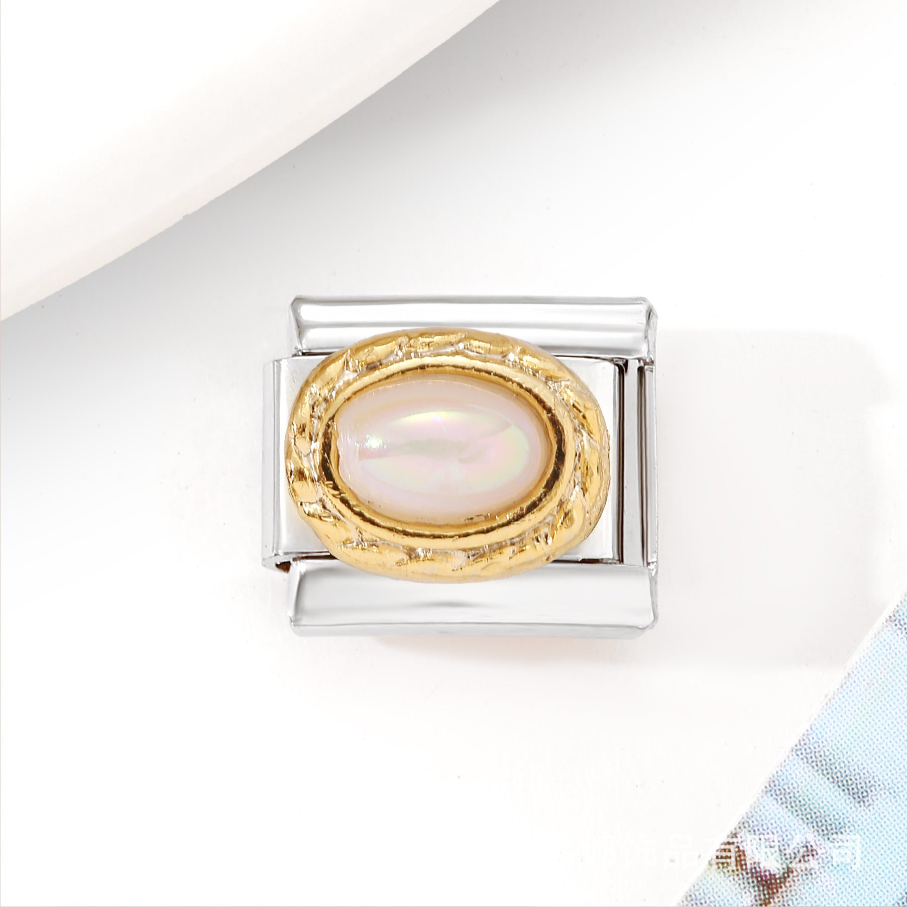 Wholesale 10pcs Italian Charm Bracelet 9mm DIY Splicing Removable Pink Series Stainless Steel Composable Bracelet