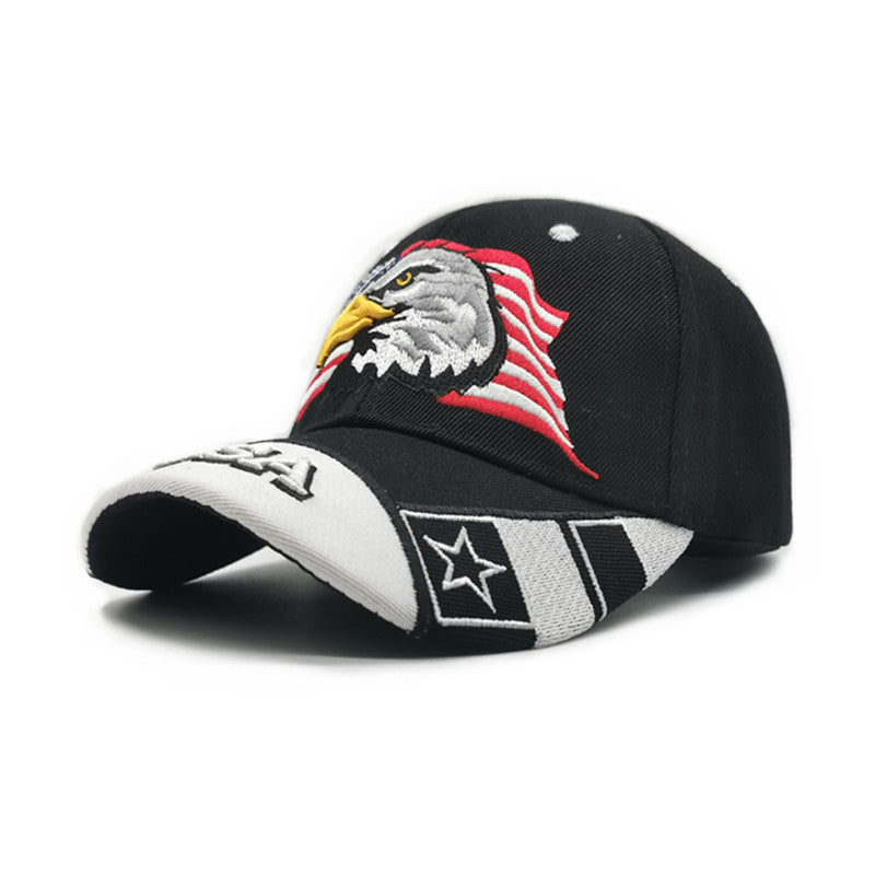 Wholesale  American flag eagle embroidered baseball cap
