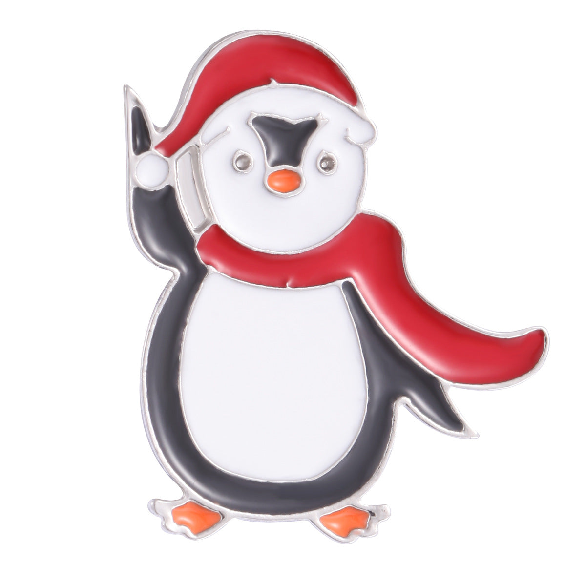 Wholesale Cartoon Cute Christmas Alloy Oil Drop Brooch ACC-BCH-BinLi001