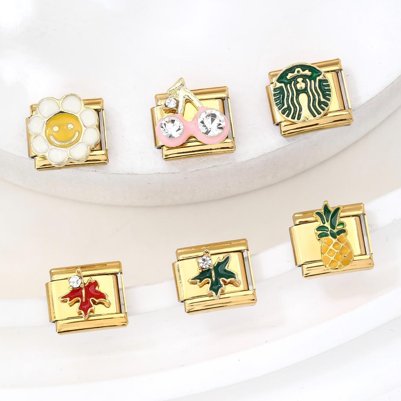 Bracelet de charme italien 10pcs 10 mm