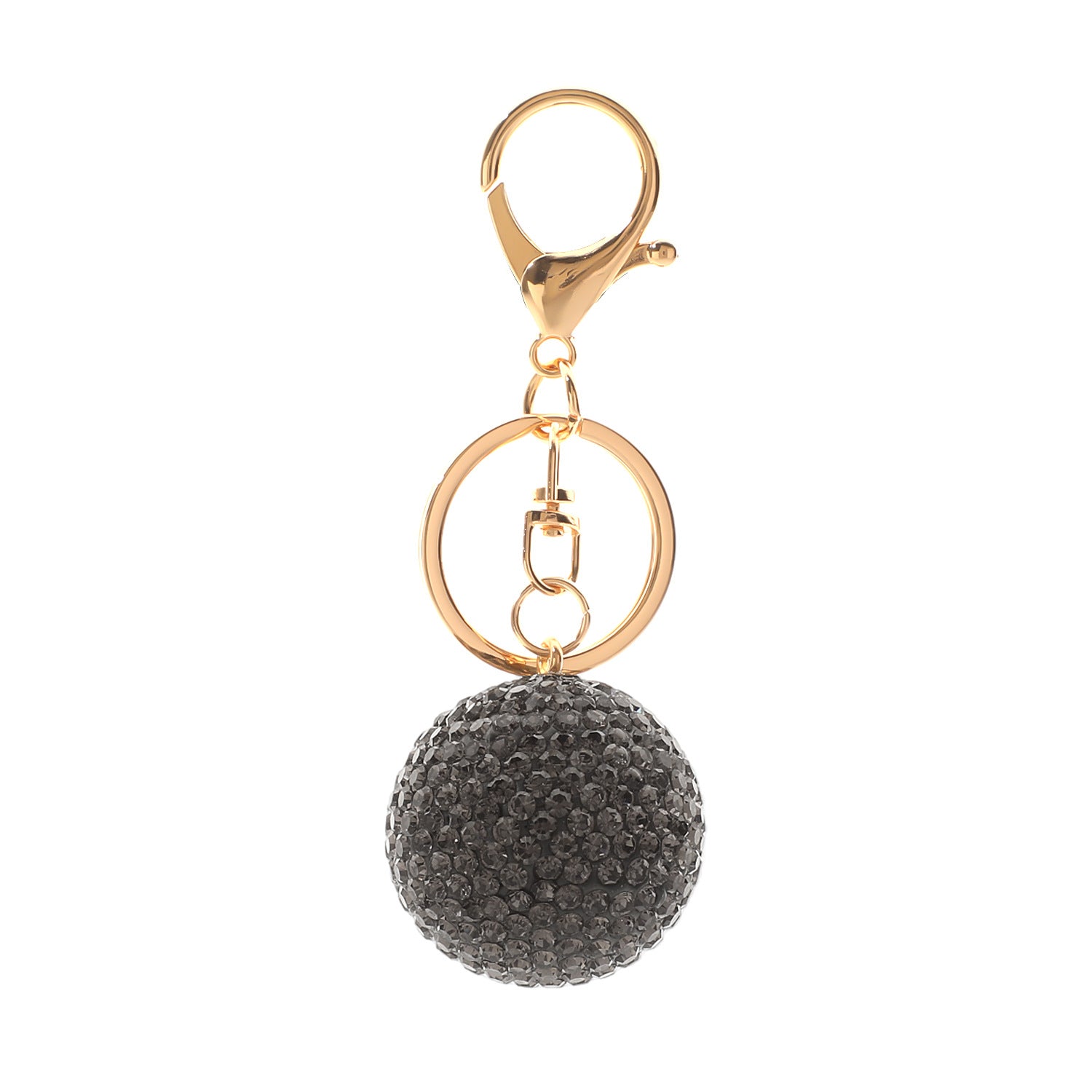 Wholesale Korean Style Crystal Ball Rhinestone Car Keychain Women Fashion Bag Charm Gift