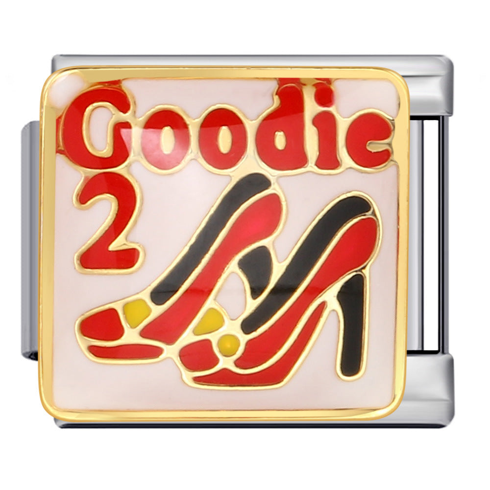 Wholesale Italian Charm Bracelet 9mm DIY Splicing Removable Goddess Series Stainless Steel Composable Bracelet