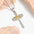 Wholesale infinite 8-word pendant clavicle chain retro eternal cross necklace