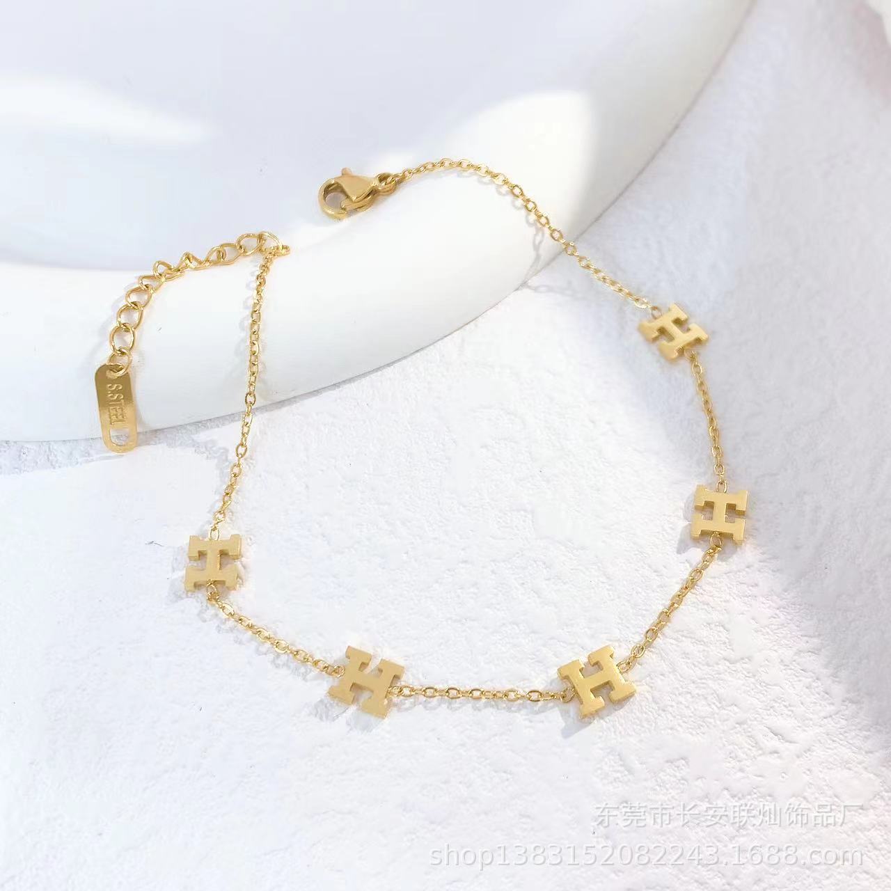 Wholesale Stainless Steel Bracelets Letter Bracelet ACC-BT-LianCan001