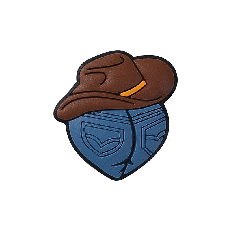 Wholesale 20pcs Cartoon Smiley Face Silicone Focal Beads DIY Bead Pen Accessories ACC-BDS-RongFa021