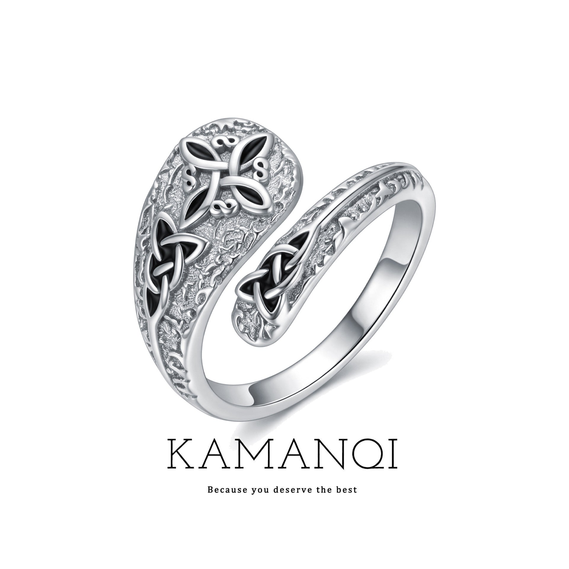 Wholesale Gold Plated Copper Celtic Knot Ring,  Adjustable Geometric Unisex Ring,  Everyday Wear Fashion Accessory