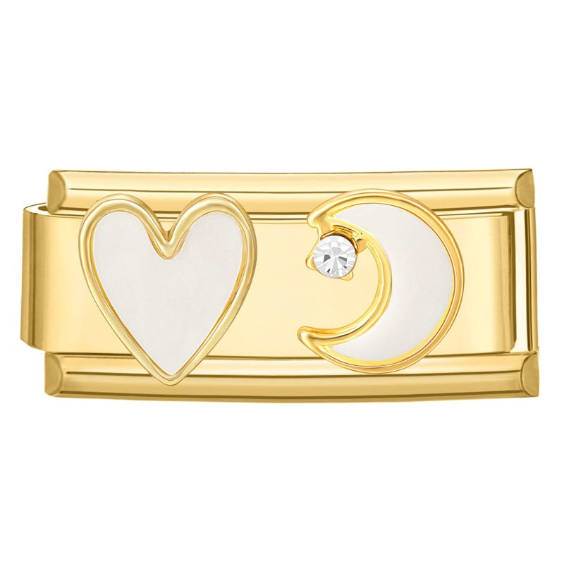 Wholesale 9mm Italian Charm Starter Bracelets DIY Long Terms Stainless Steel Composable Bracelet