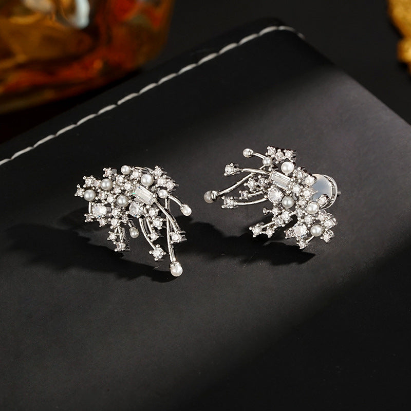 Wholesale Light Luxury Zircon Earrings