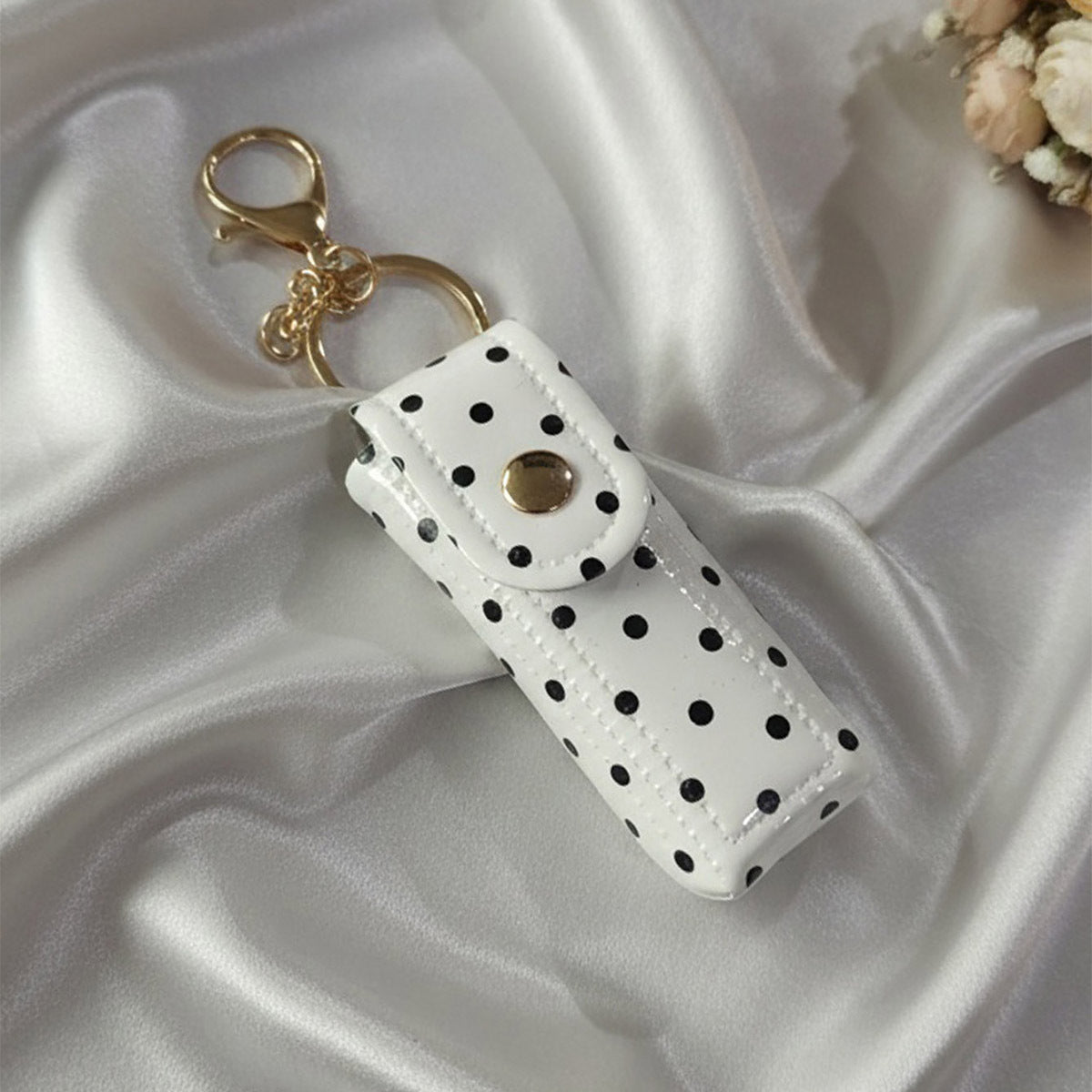 Wholesale Trendy Polka Dot PU Leather Coin Purse Bag Charm Fashion Accessory