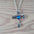 Wholesale Rose Diamond Cross Necklace