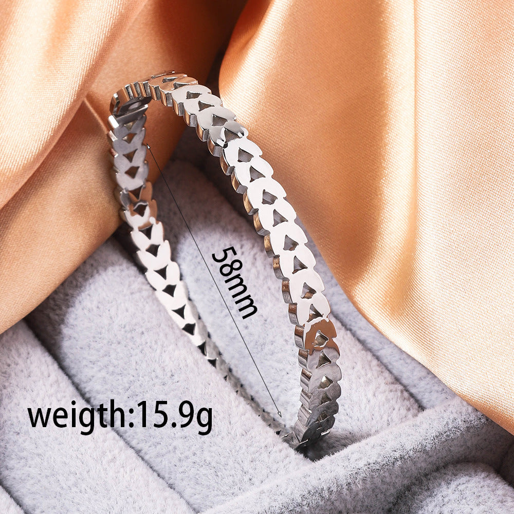 Wholesale Titanium Steel Bracelet Clasp Opening ACC-BT-Ruif004