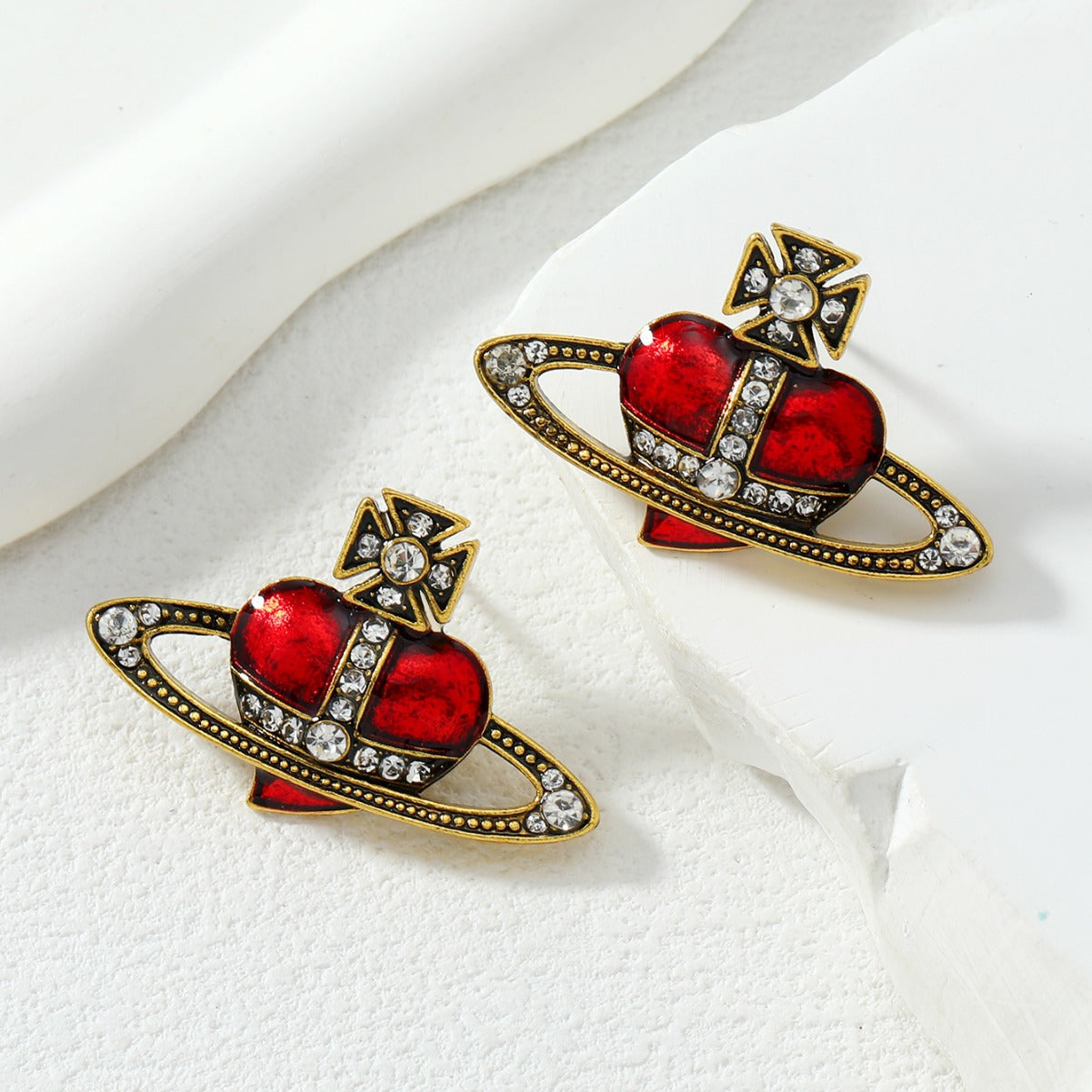 Wholesale Exotic Love Turquoise Earrings Heart Earrings ACC-ES-Qunq007