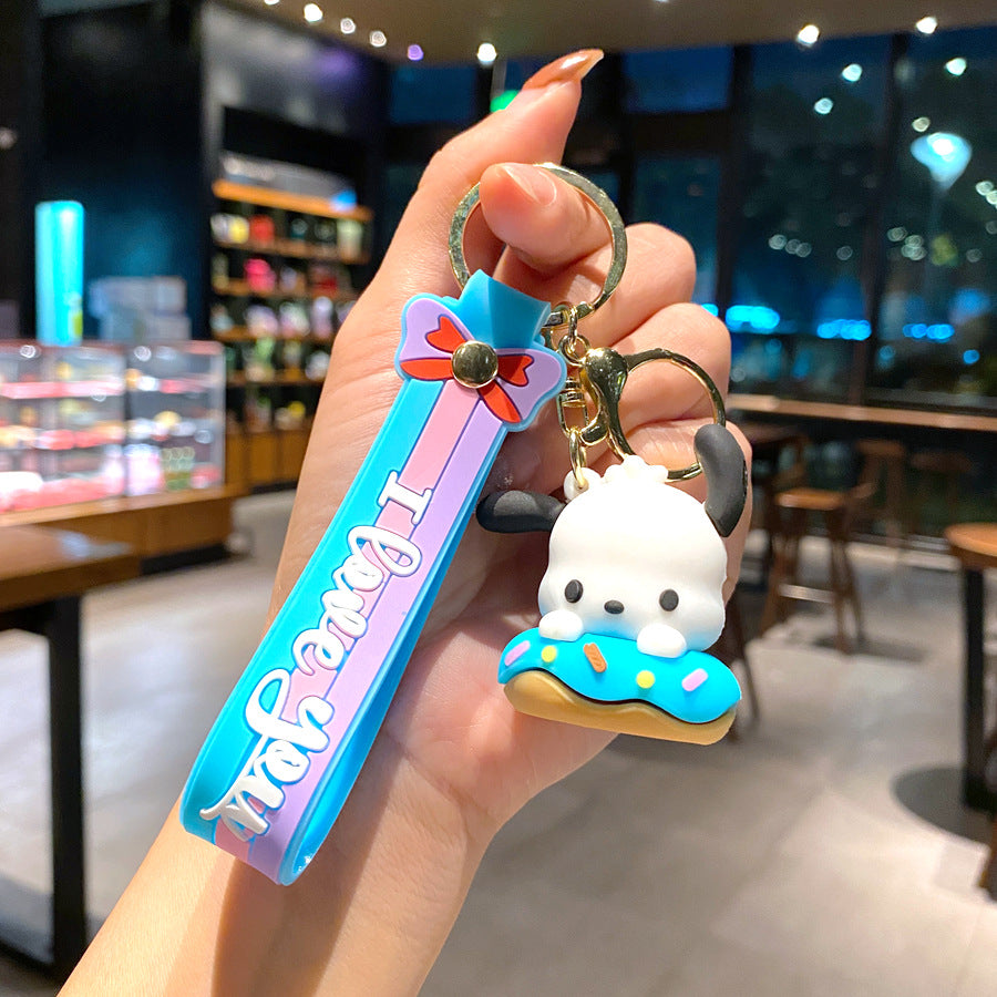 Wholesale Cartoon PVC Soft Glue Cute Keychain ACCVIP-KC-GongZ030