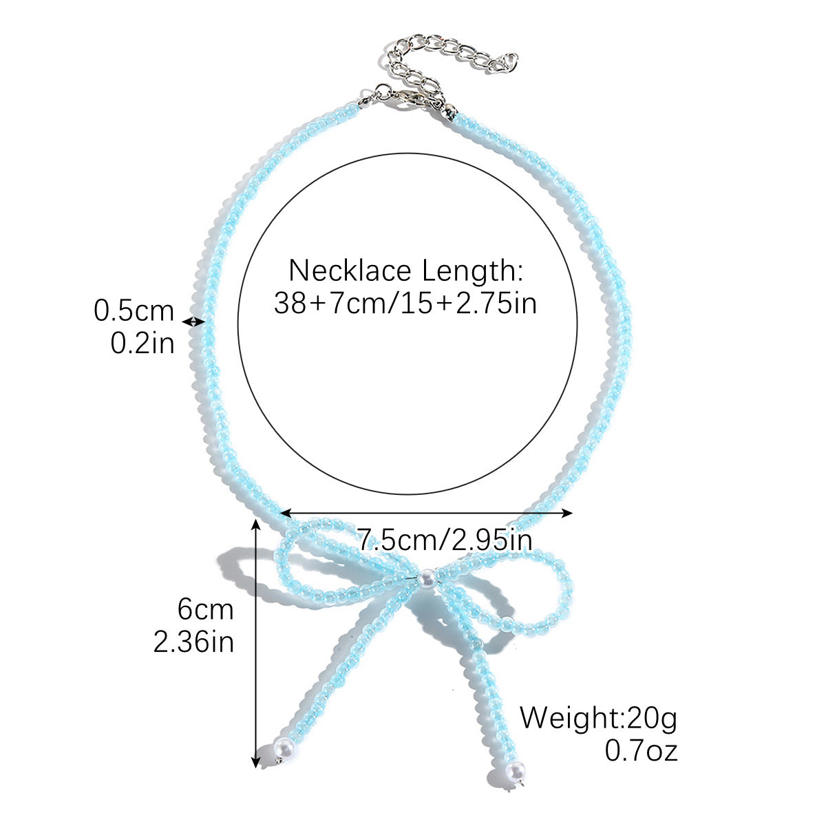 Wholesale  Butterfly Knot Pearl Tassel Crystal Beaded Necklace