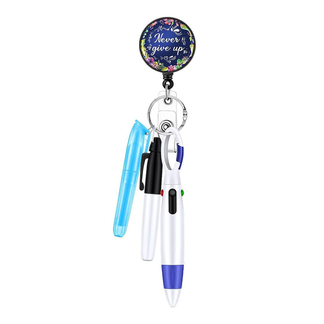 Wholesale Nurse Pen Retractable Badge Reels Keychains Set ACC-KC-XinDing001