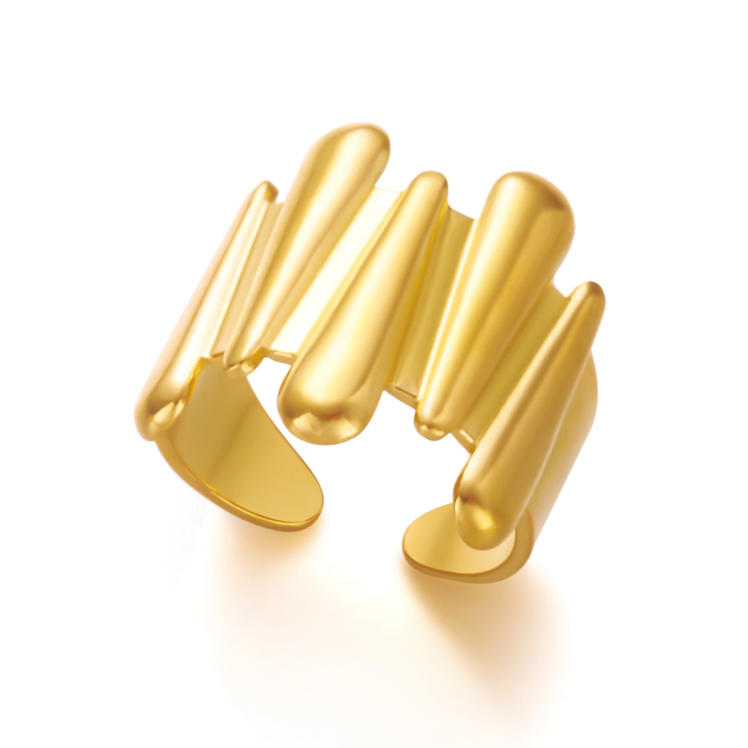 Wholesale Starfish Flower  Stainless Steel Ring