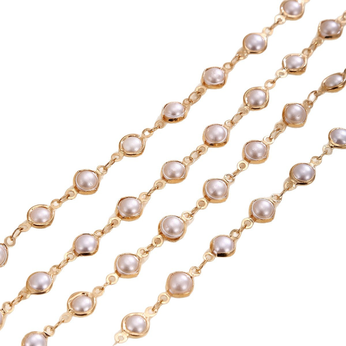Wholesale Modern Women S Y Shaped Tassel Necklace With Imitation Pearls Gold Tone Fashion Jewelry Accessory For Gifting