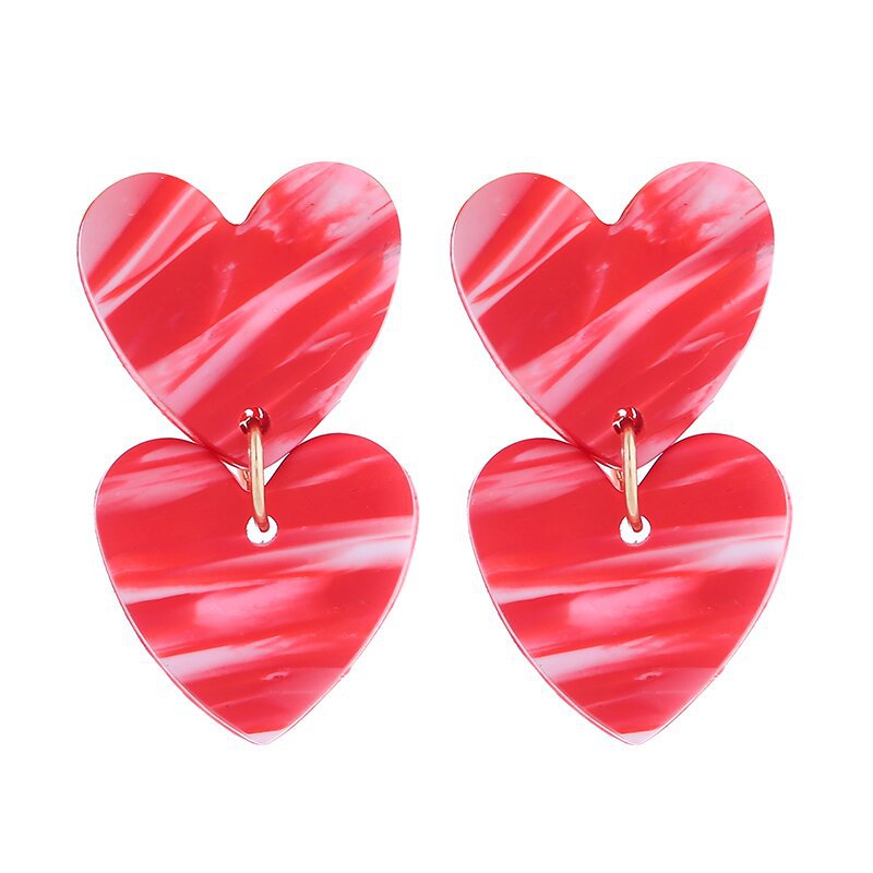 Wholesale Polymer Clay Valentine' s Day XO Heart Envelope Earrings