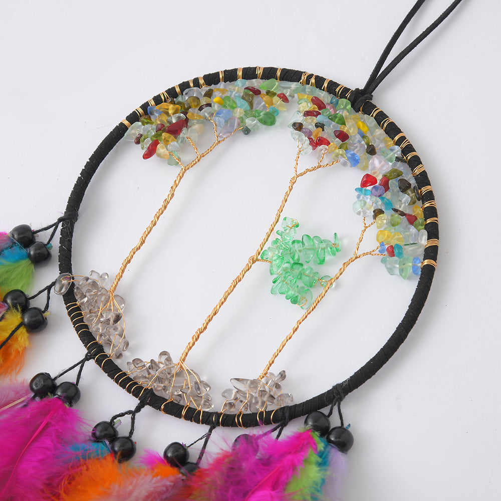 Wholesale Colorful Feather Dreamcatcher