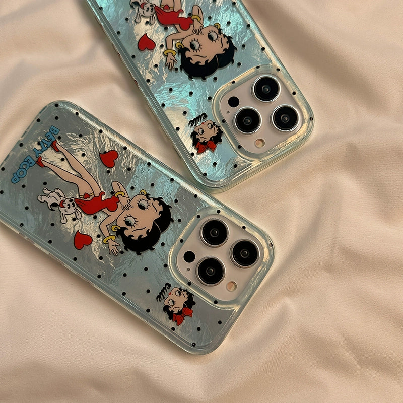 Wholesale Cute Polka Dot Silicone Phone Case ACC-PC-Shiyi003