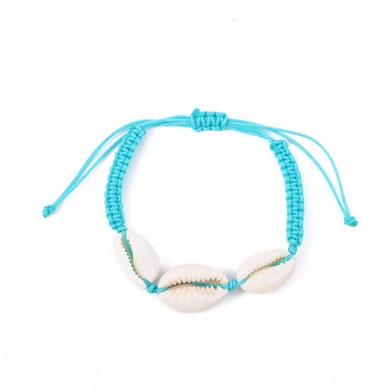 Wholesale Bohemian Natural Shell Woven Bracelet