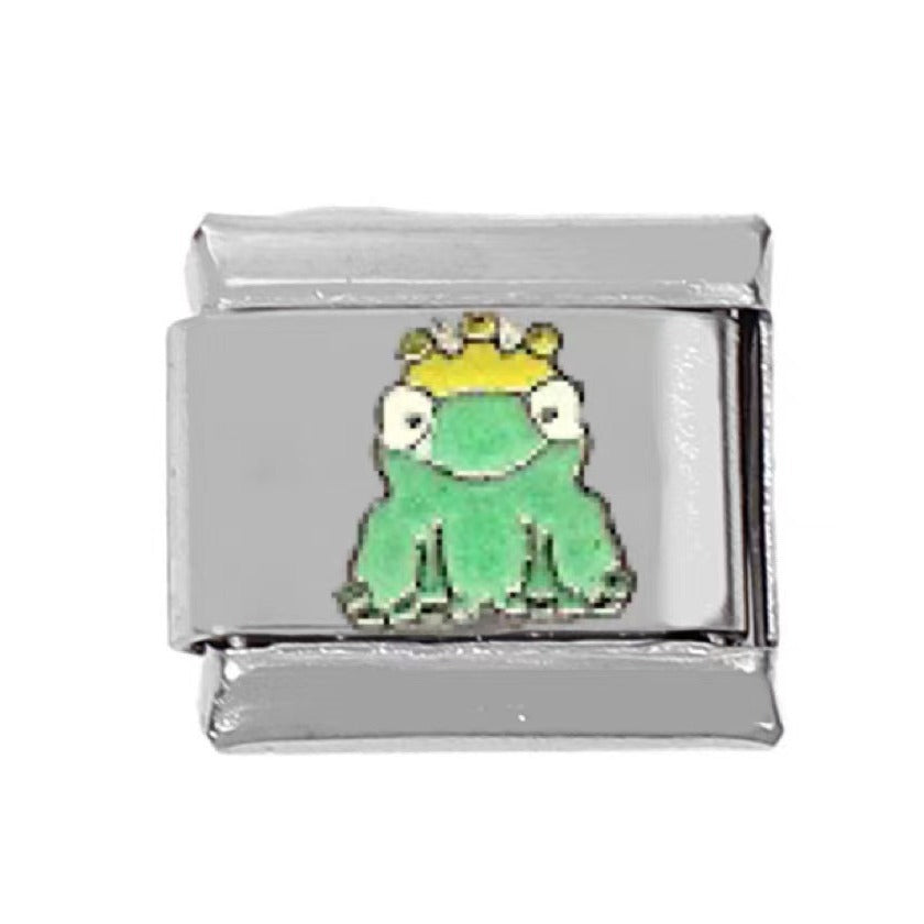 Wholesale 5pcs Italian Charm Bracelet Charm Module Stainless Steel Rubik's Cube Bracelet 9mm DIY Pattern Free Splicing Detachable Composable Bracelet ACC-BT-DaLiang009