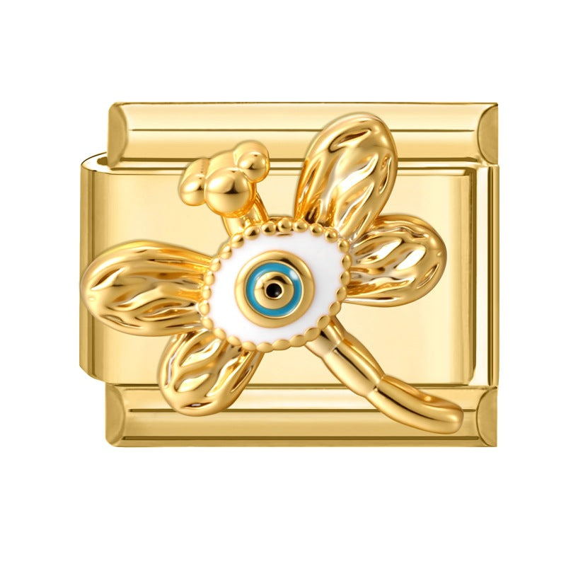 Wholesale Italian Charm Bracelet 9mm DIY Splicing Cute Creative Stainless Steel Composable Bracelet