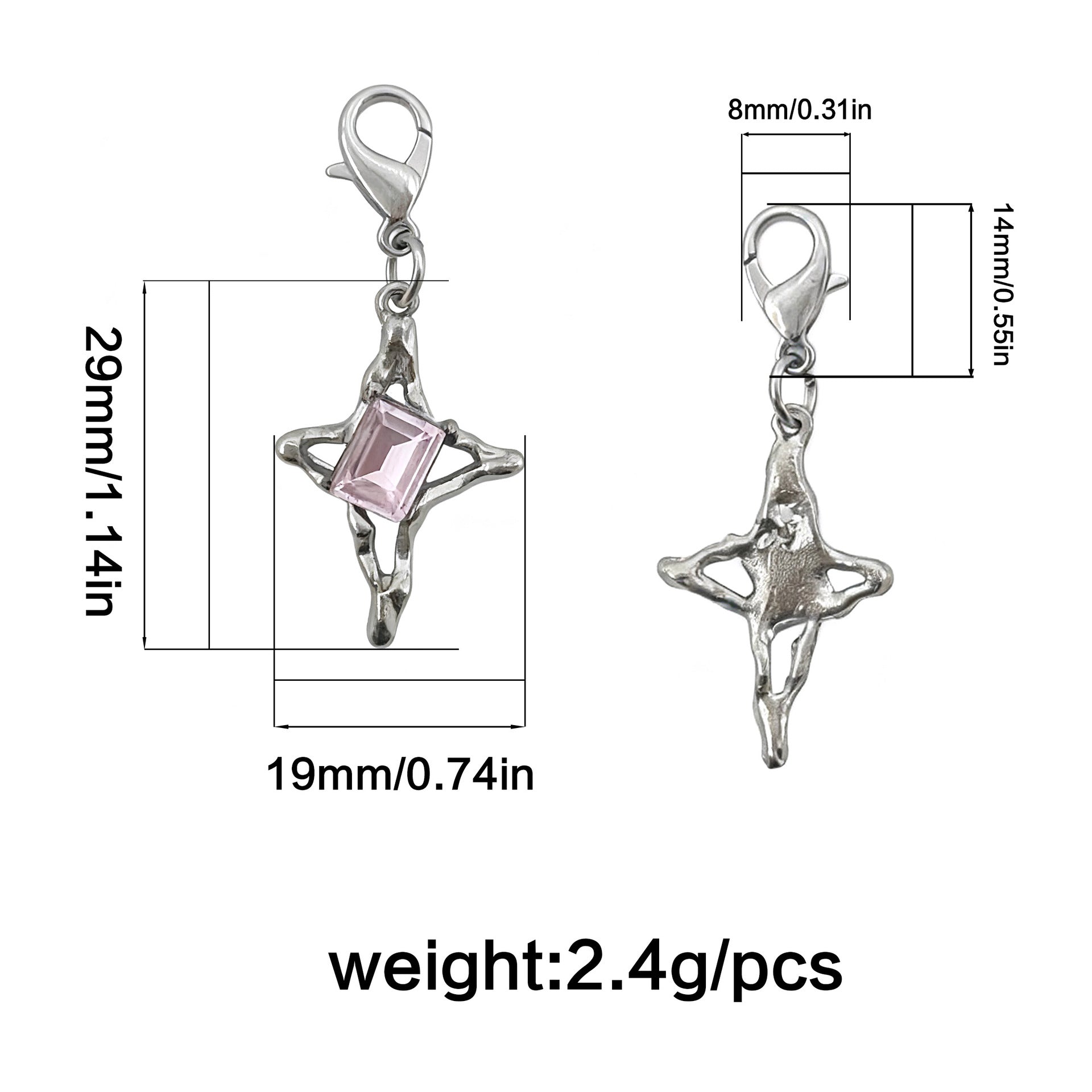 Wholesale Star moon  heart smiley face diamond pendant