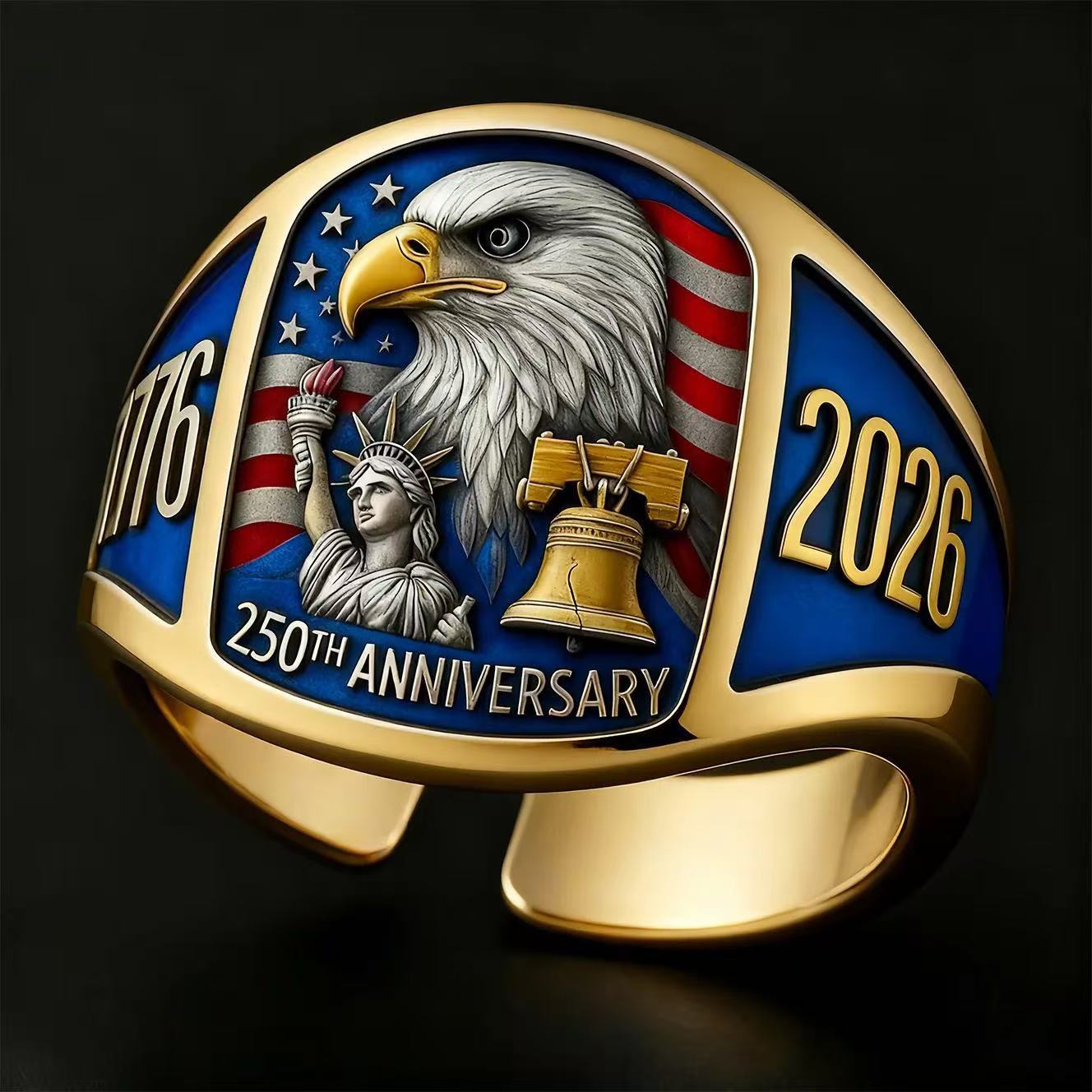 Wholesale Vintage Eagle Ring Fashion Zinc Alloy Jewelry Accessory Gift