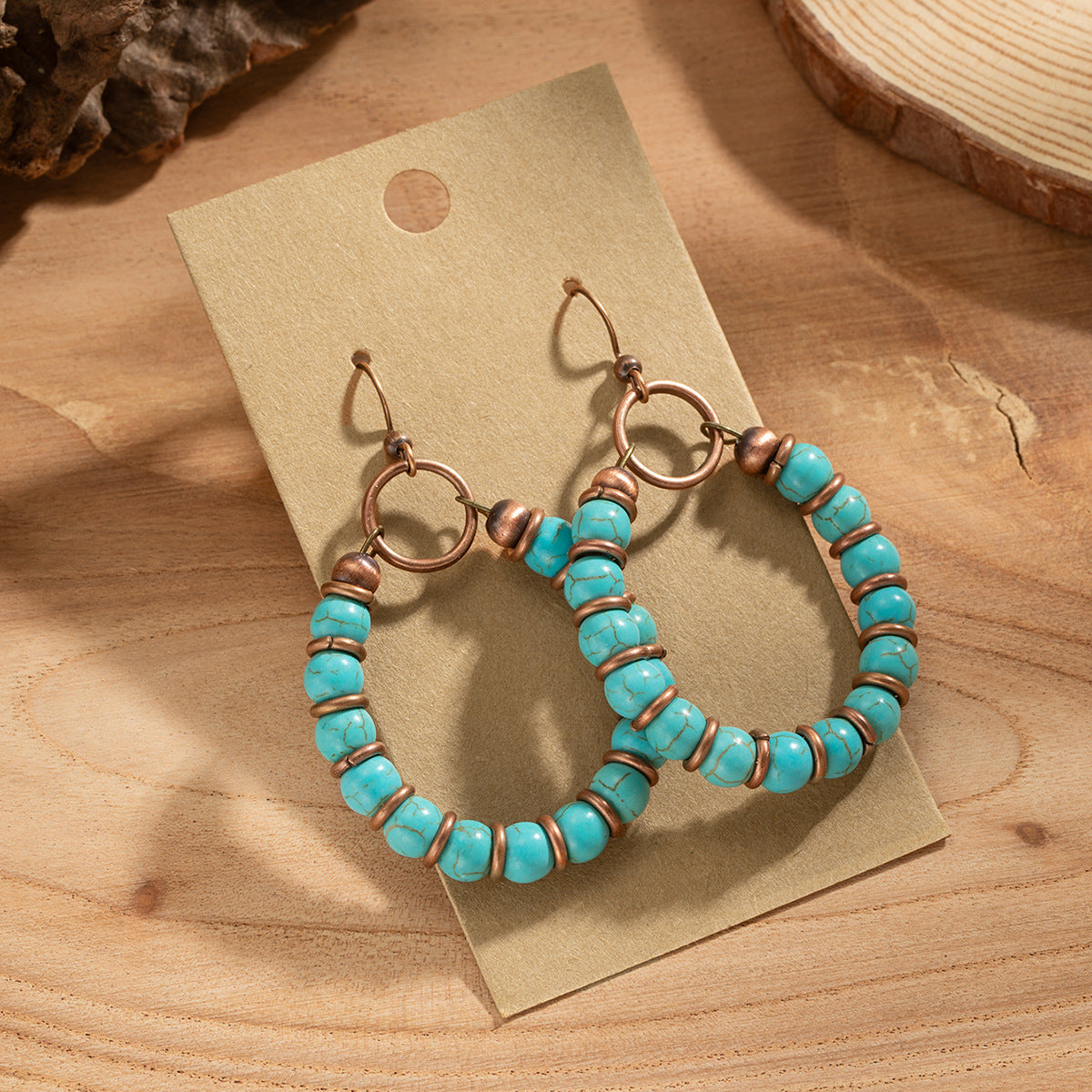 Wholesale Bohemian style turquoise earrings