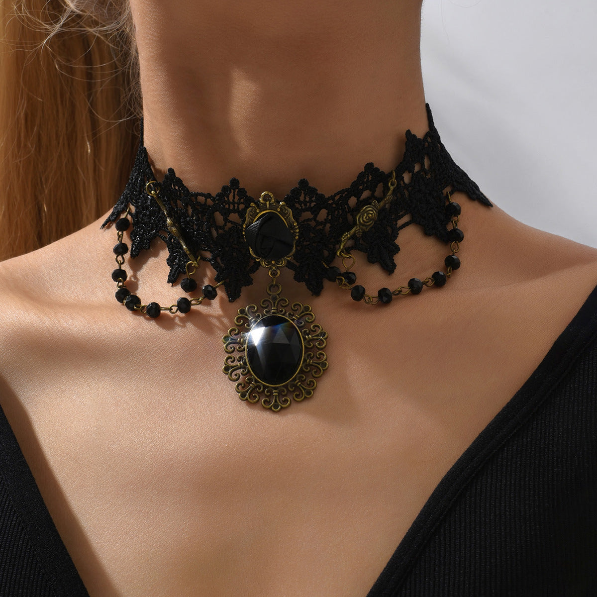 Wholesale   punk jewelry clavicle chain  necklaces