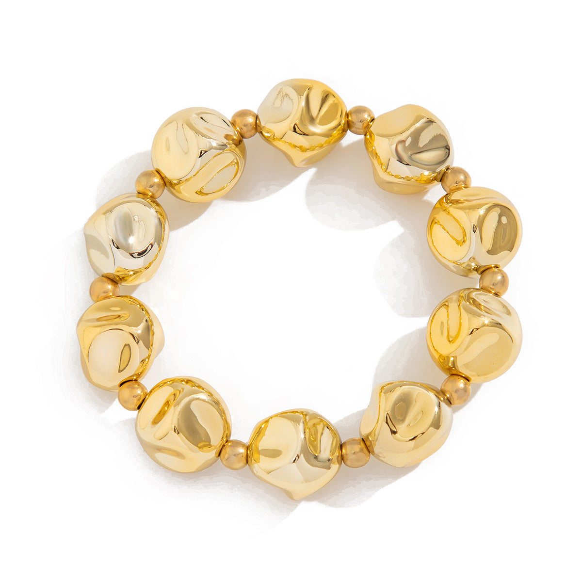 Wholesale Irregular CCB geometric beaded clavicle necklace