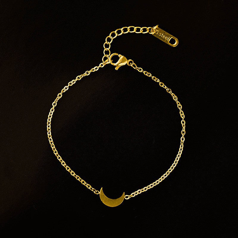 Wholesale Stackable Titanium Steel Bracelets Non-fading Natural Stone Beaded Bracelets ACC-BT-Yachan002