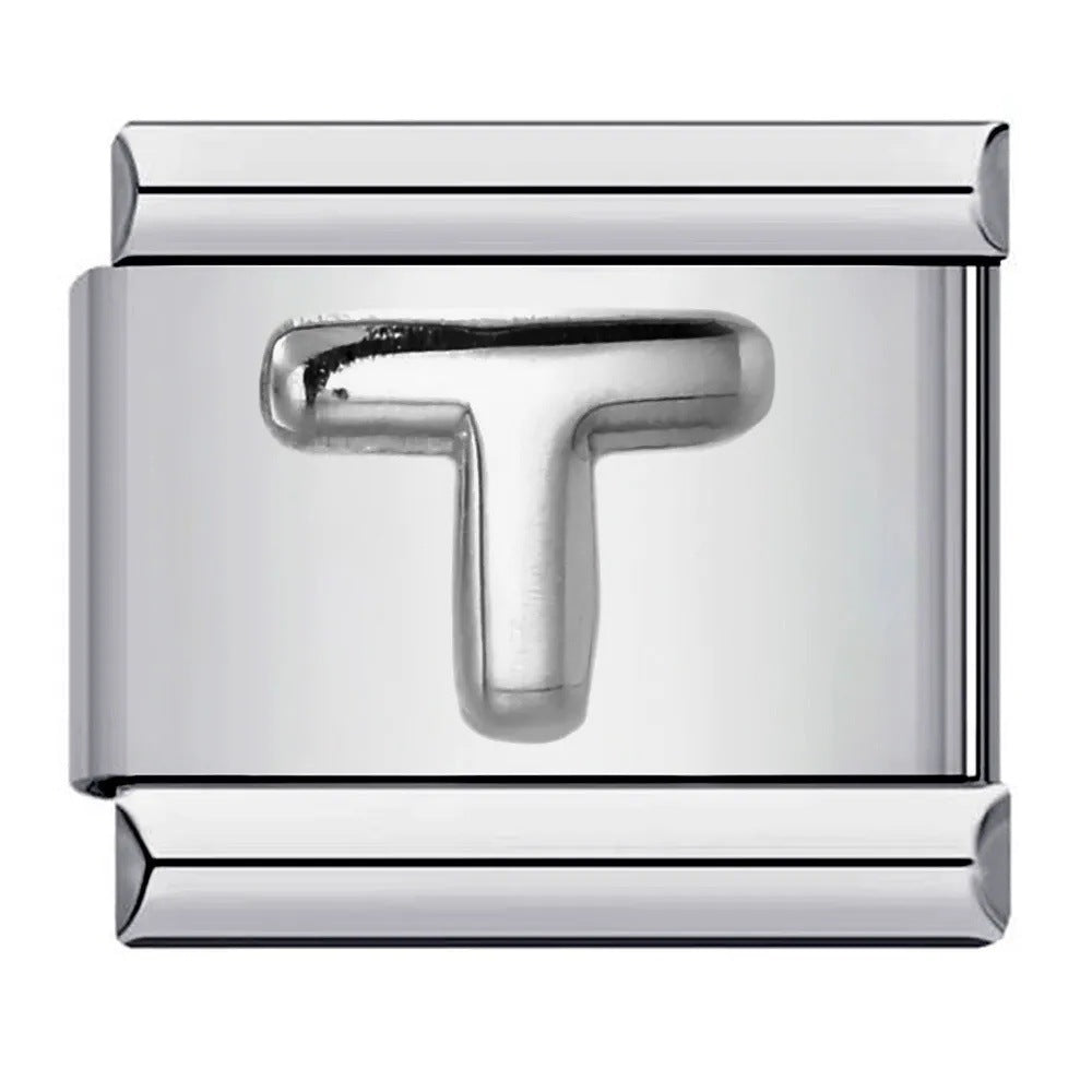 Wholesale Italian Charm Bracelet 9mm DIY punk Creative Stainless Steel Composable Bracelet