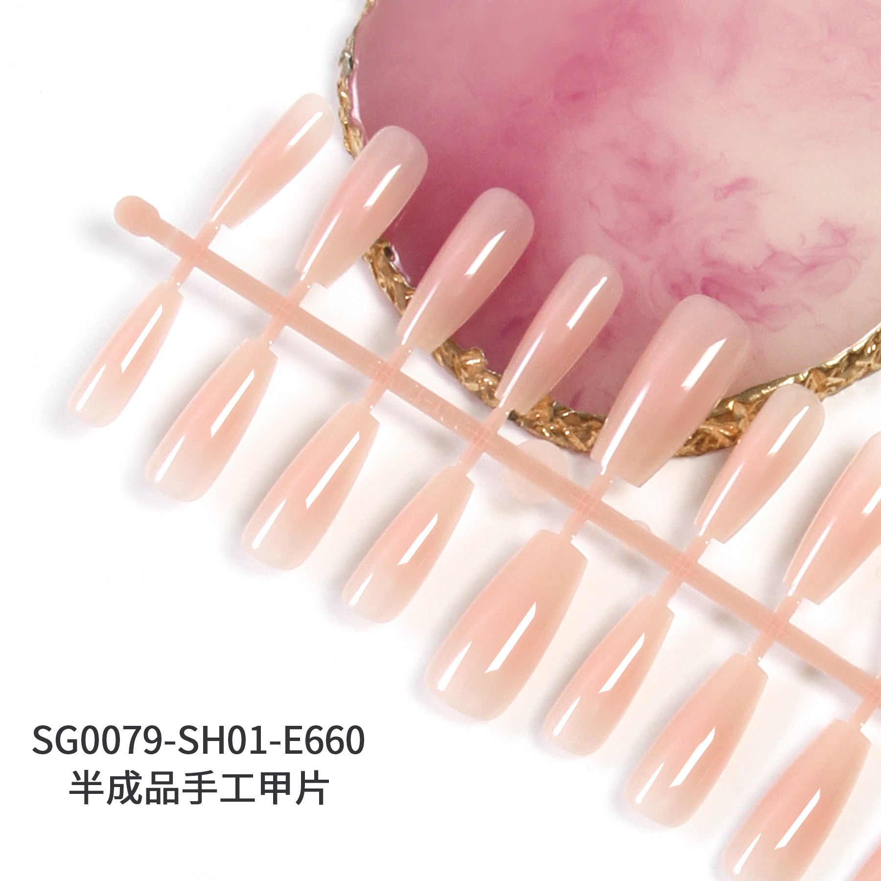 Wholesale of 5PCS Handmade Press on Nails Kits Prefabricated Nail Plates Semi-finished DIY Handmade Nail Plates ACC-NS-XKQ005