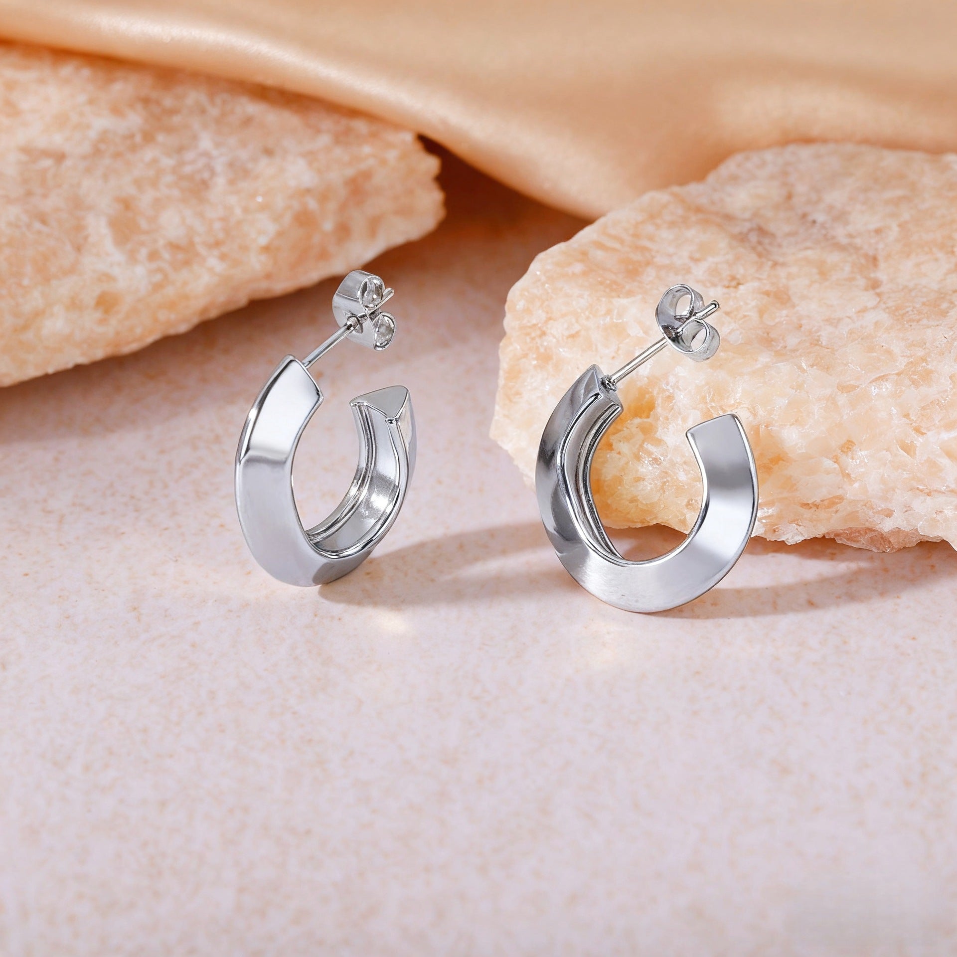 Wholesale  Hypoallergenic Jewelry  Titanium Steel Earrings