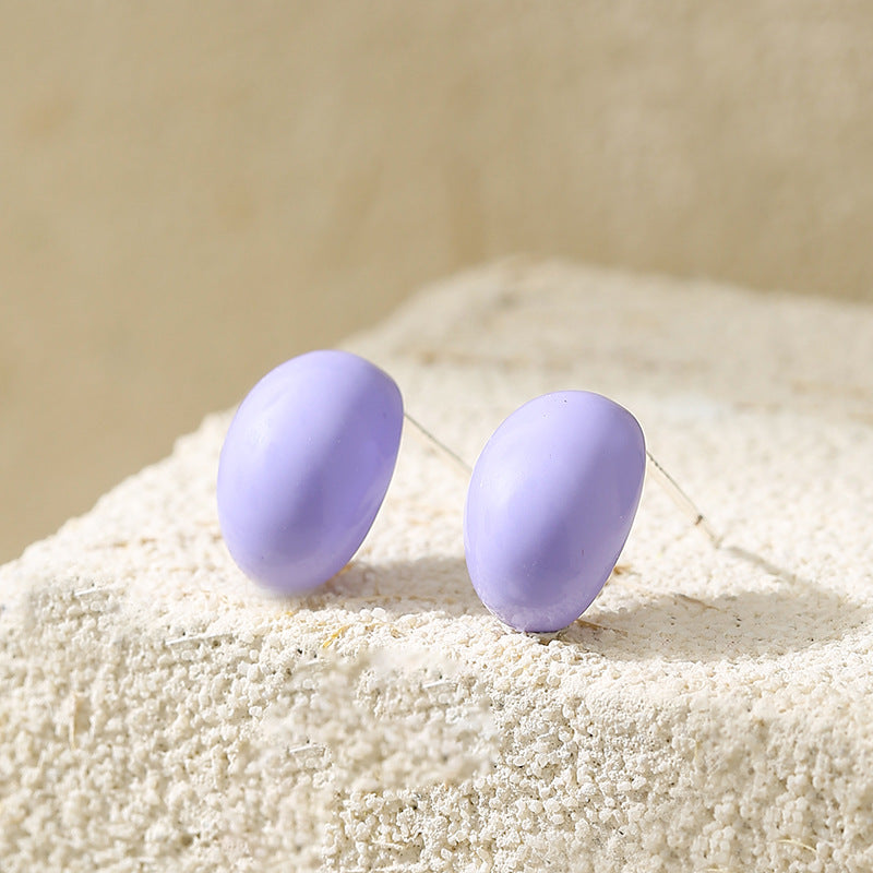 Wholesale Oil-drip painted earrings