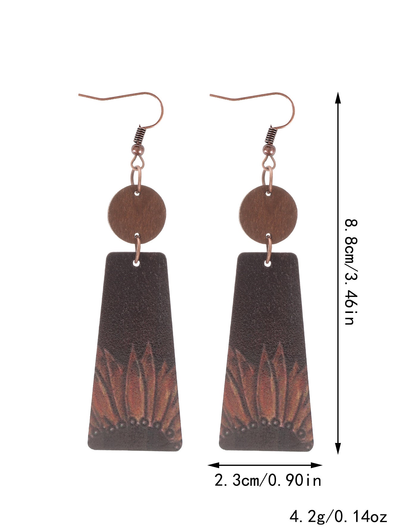 Wholesale  Western Style Wooden Earrings
