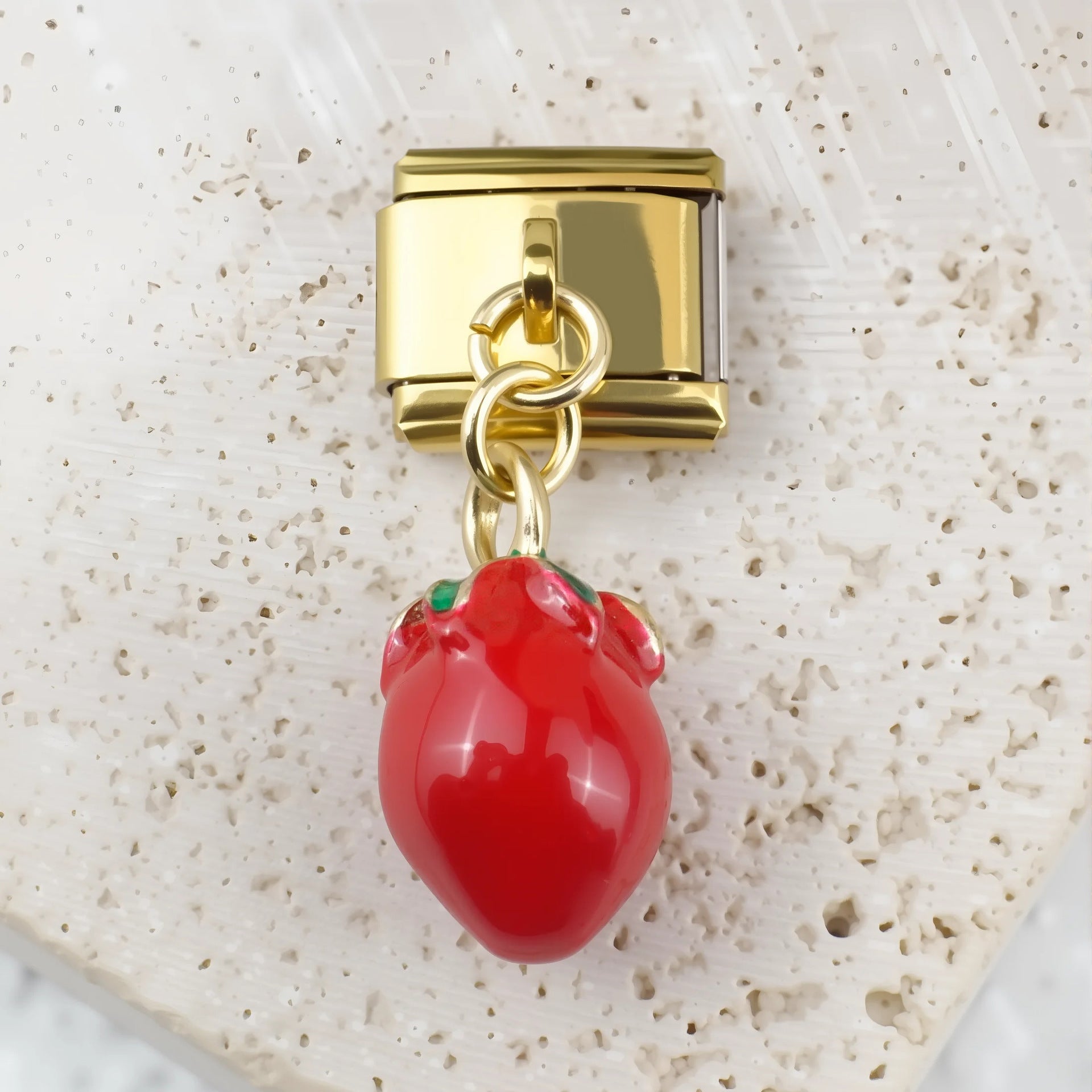 Wholesale 5pcs/ pack Nature Italian Charms Single Section Creative Stainless Steel Composable Bracelet