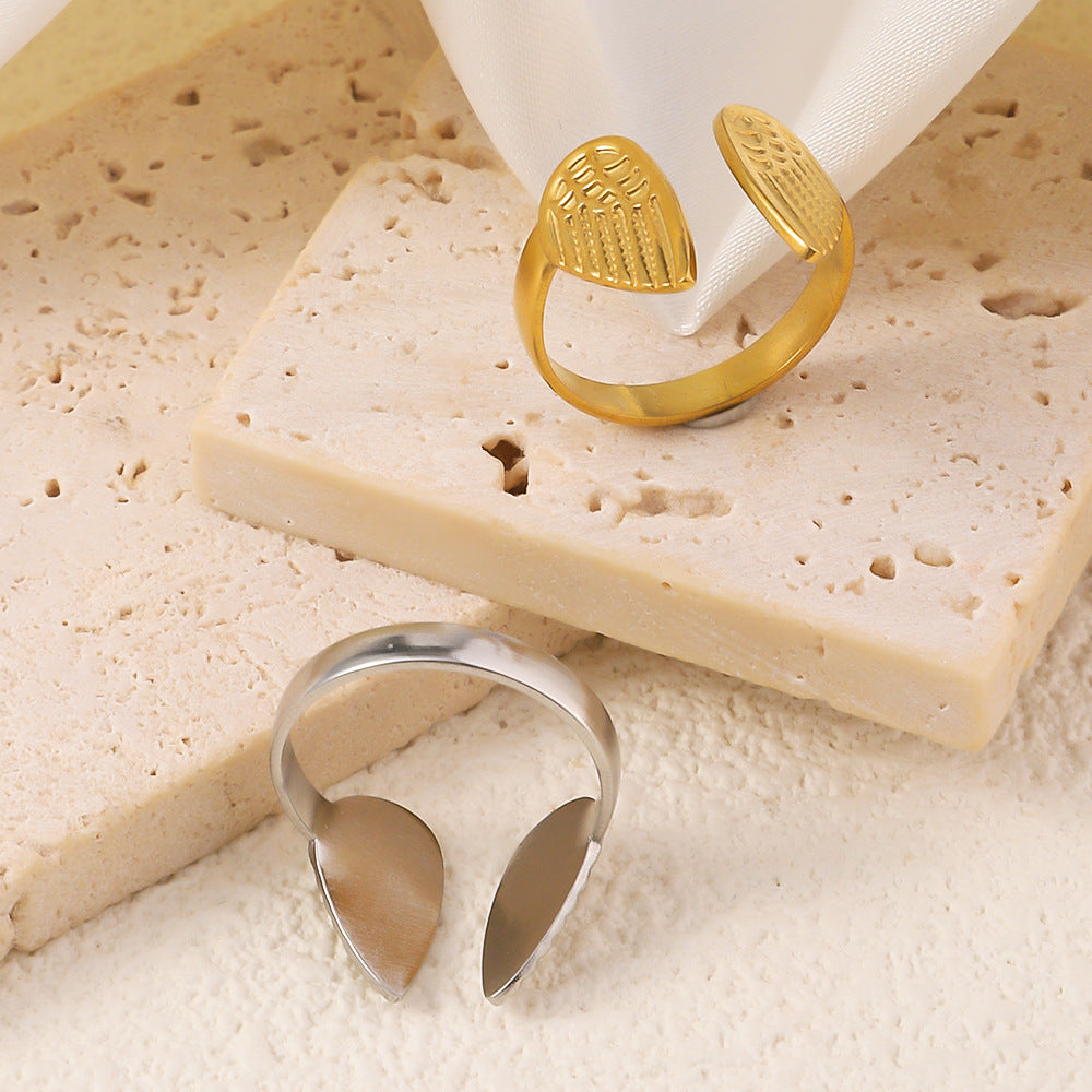 Wholesale Stainless Steel Wing Opening Adjustable Rings