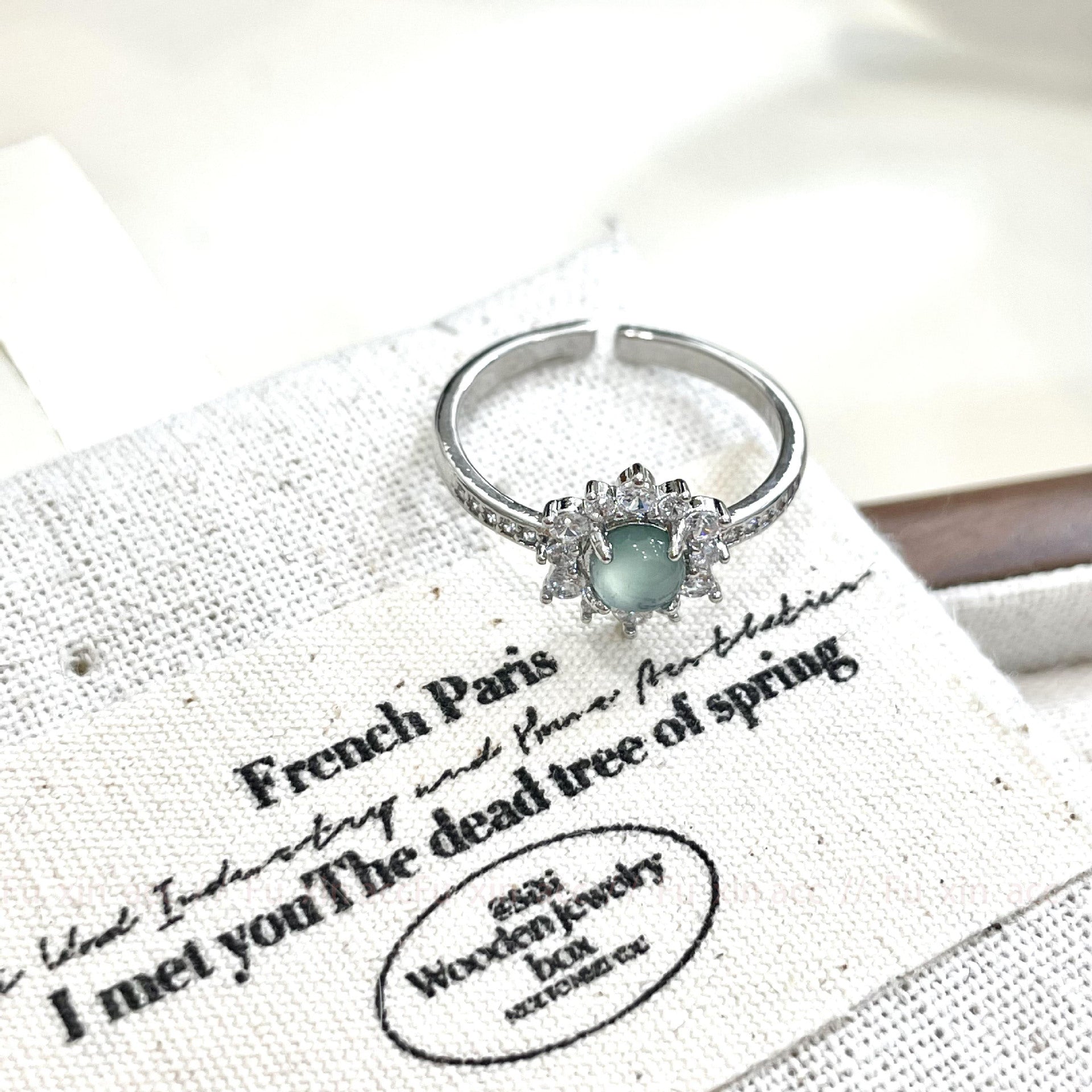 Wholesale  Bead Zircon Gourd Ring