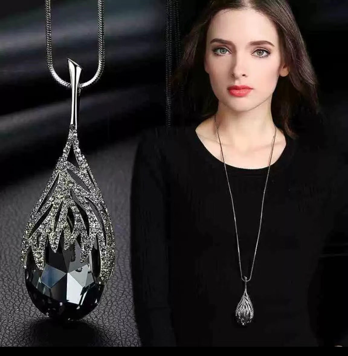 Wholesale sweater chain  luxury long necklace